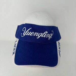 Yuengling Lager Adjustable Visor Blue Beer Advertise Bar Ad Breweriana Cap Beach